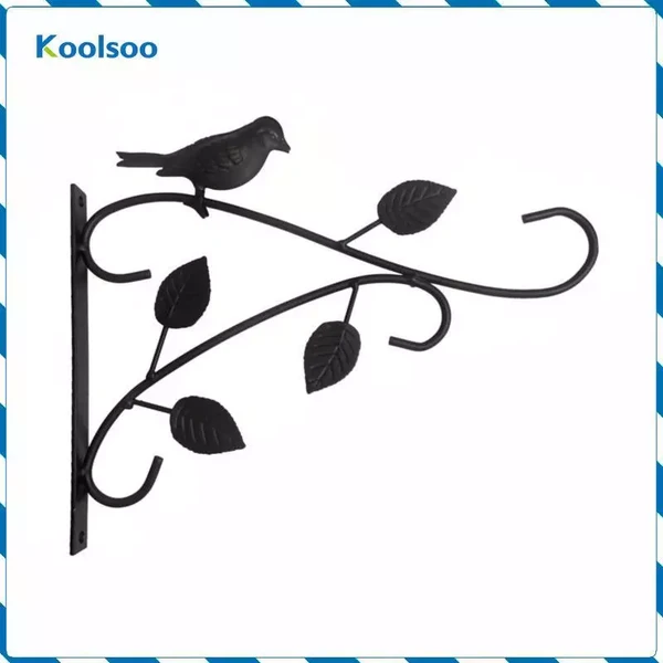 Sắt Treo Tường Treo Cây Móc Hạng Nặng Chậu Trồng Giỏ Giá Đỡ Cho Chậu Hoa Ban Công Sân Vườn Màn Hình Dọc