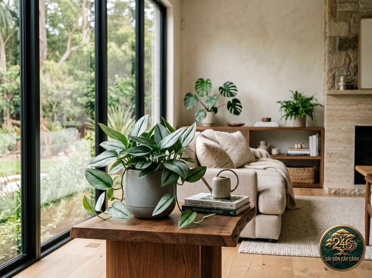 Treub's moonlight scindapsus (Scindapsus treubii): interior styling and placement