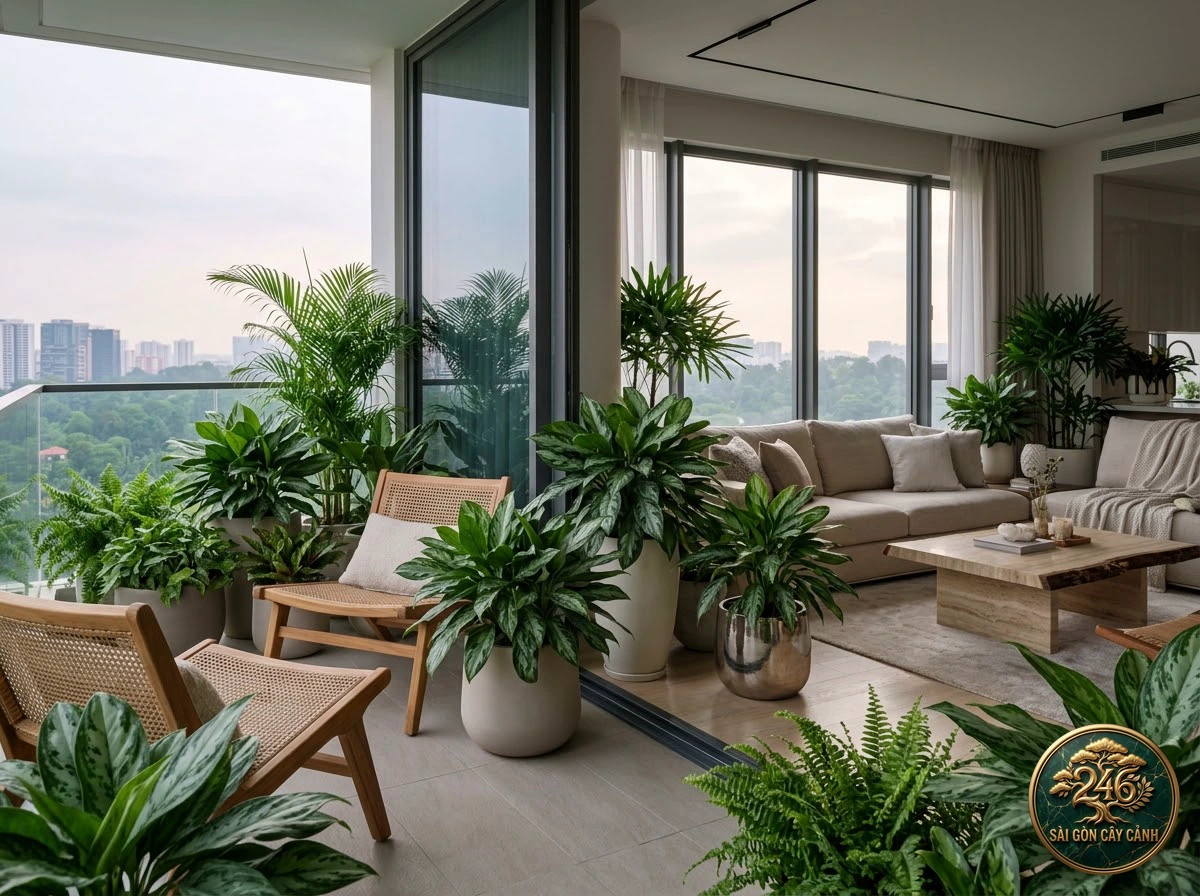 Vạn lộc đốm mây (Aglaonema nebulosum): bố trí trong không gian sống