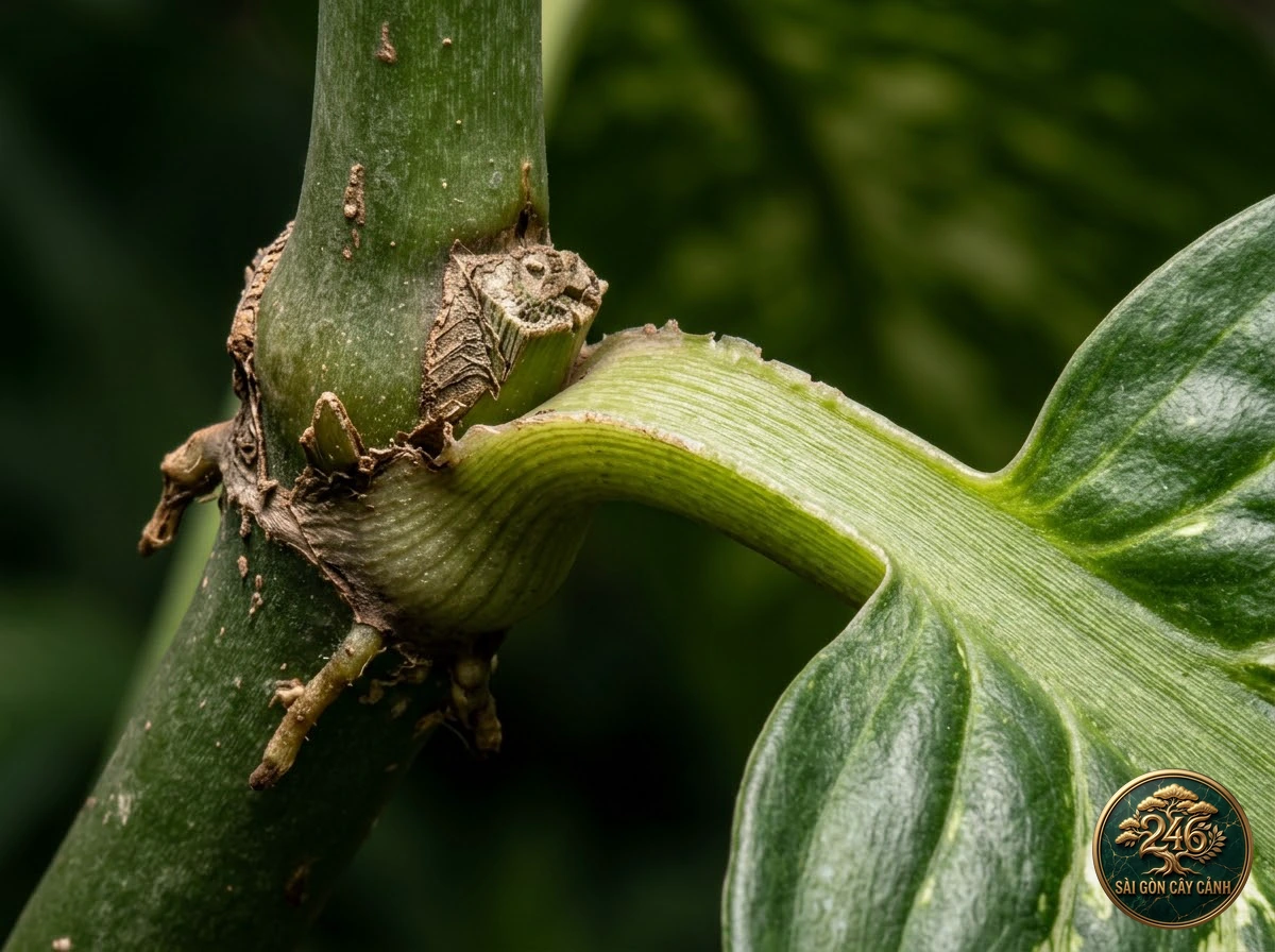 Vạn niên thanh lá mỏng (Dieffenbachia daguensis): đặc điểm nhận diện
