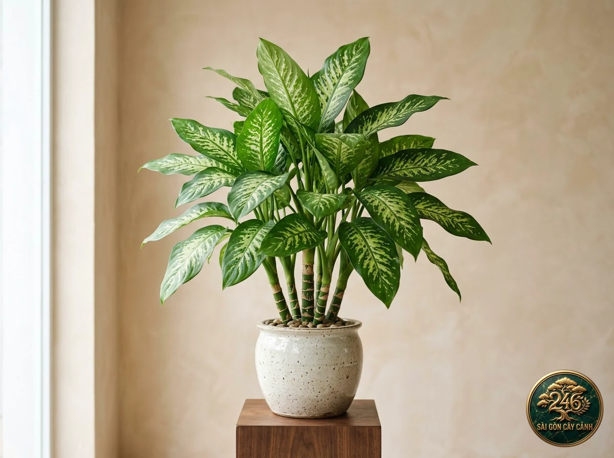 Vạn niên thanh viền ngọc (Dieffenbachia parlatorei): hình ảnh hồ sơ