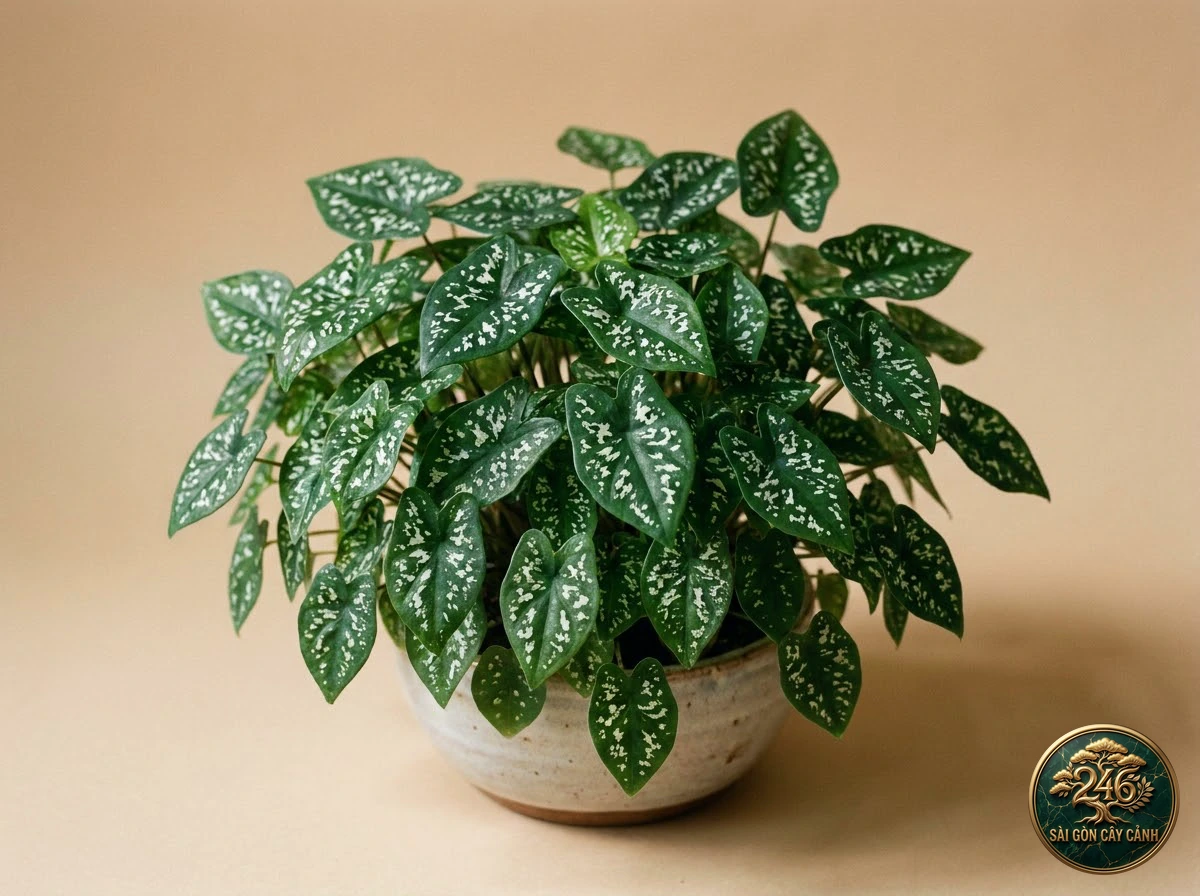 Hình ảnh hồ sơ Môn cảnh mini đốm trắng (Caladium humboldtii)