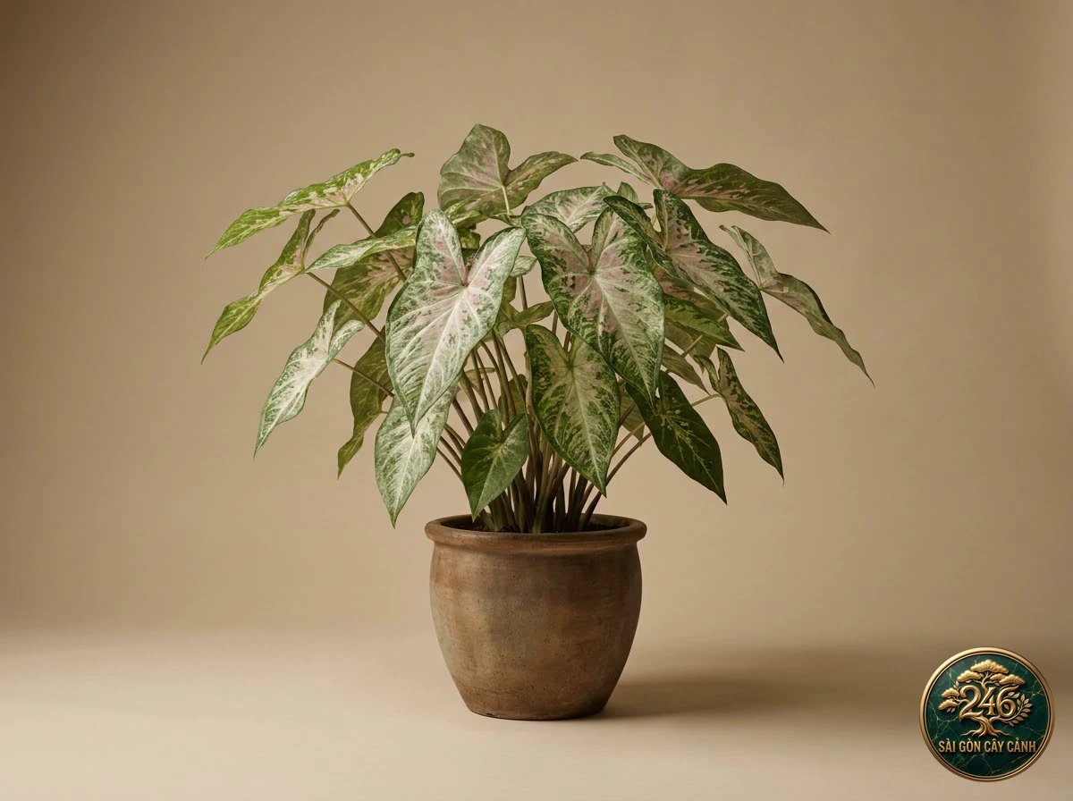 Hình ảnh hồ sơ Môn cảnh thon dài (Caladium picturatum)