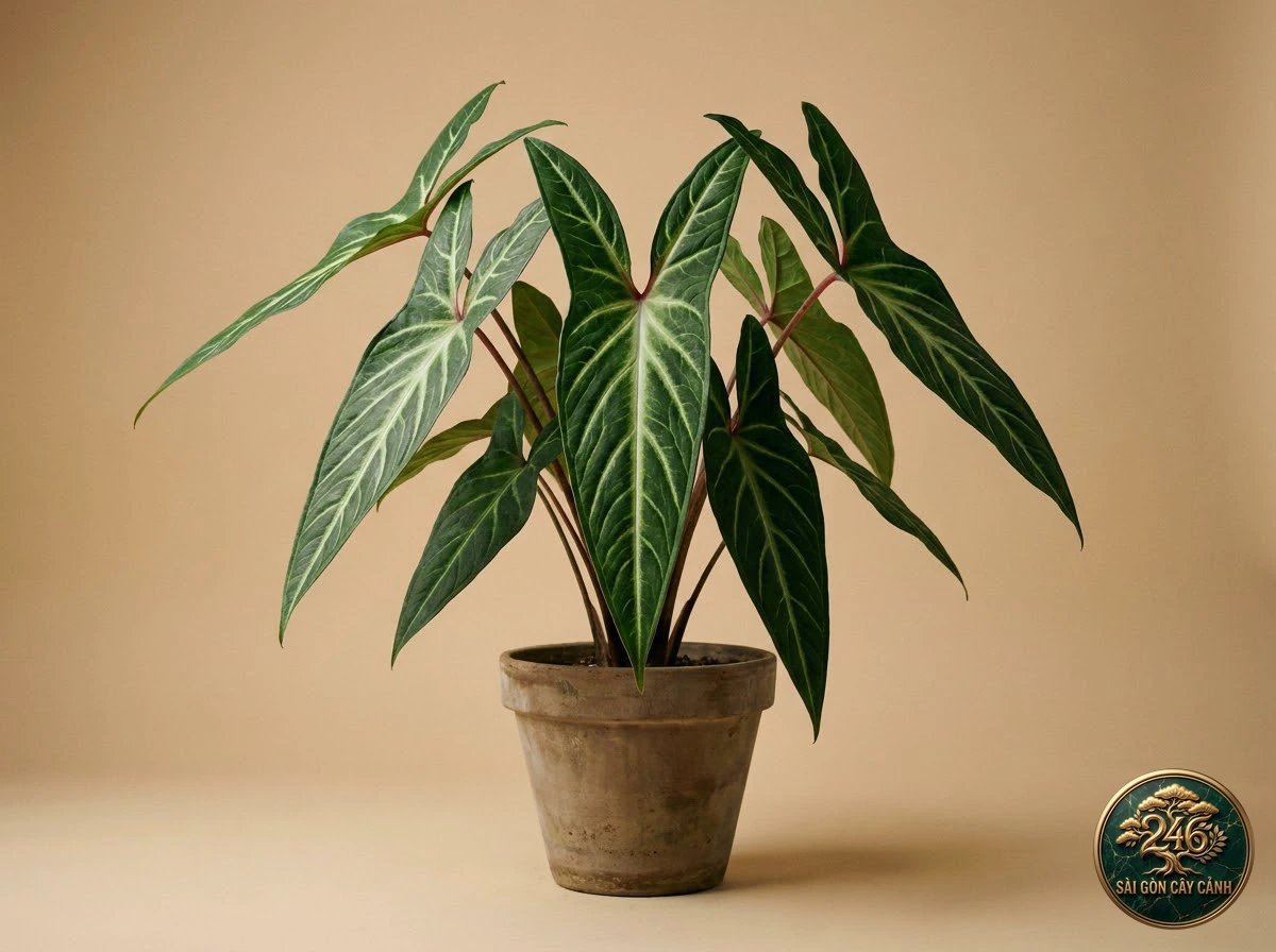 Hình ảnh hồ sơ Môn cảnh lá giáo (Caladium schomburgkii)
