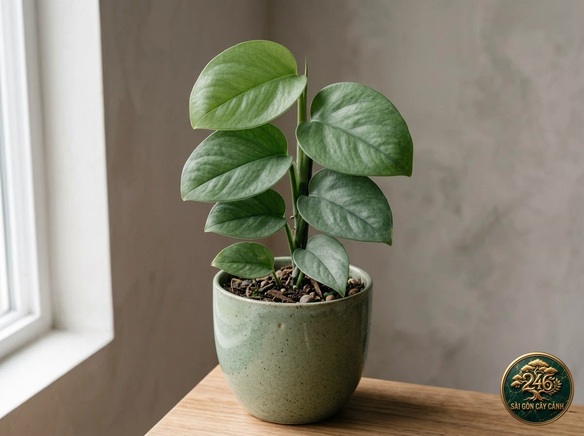 Hình ảnh hồ sơ Trầu bà che thân (Rhaphidophora celatocaulis)