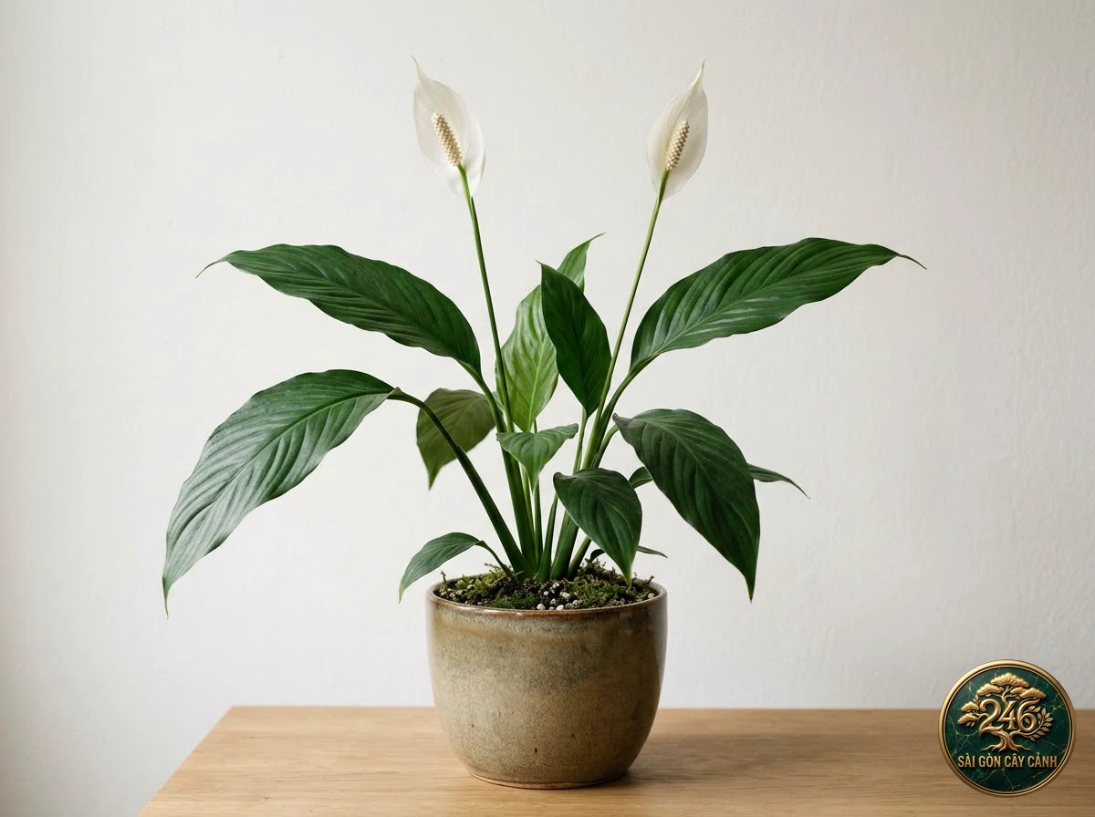 Hình ảnh hồ sơ Lan ý hoa sai (Spathiphyllum floribundum)