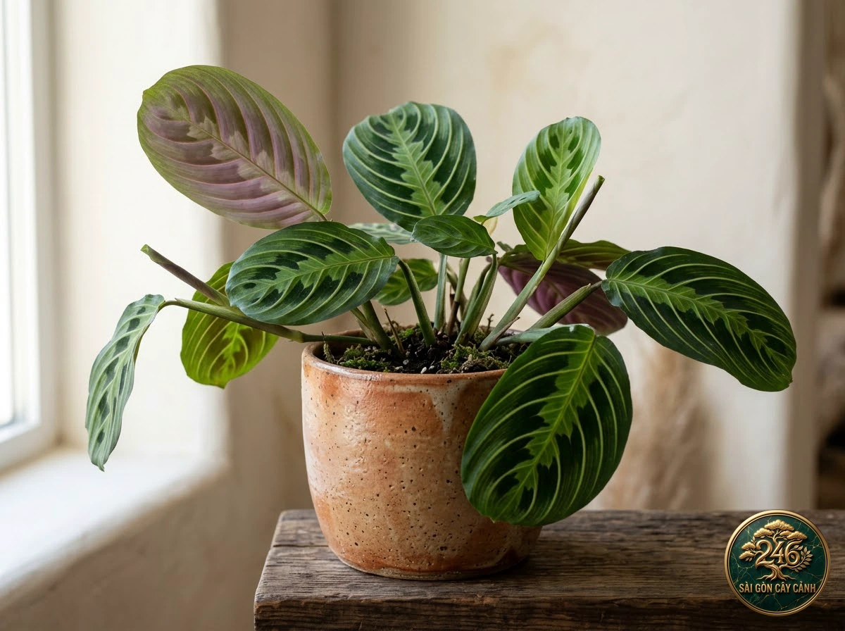 Hình ảnh hồ sơ Cây dạ bái cầu nguyện (Maranta leuconeura)