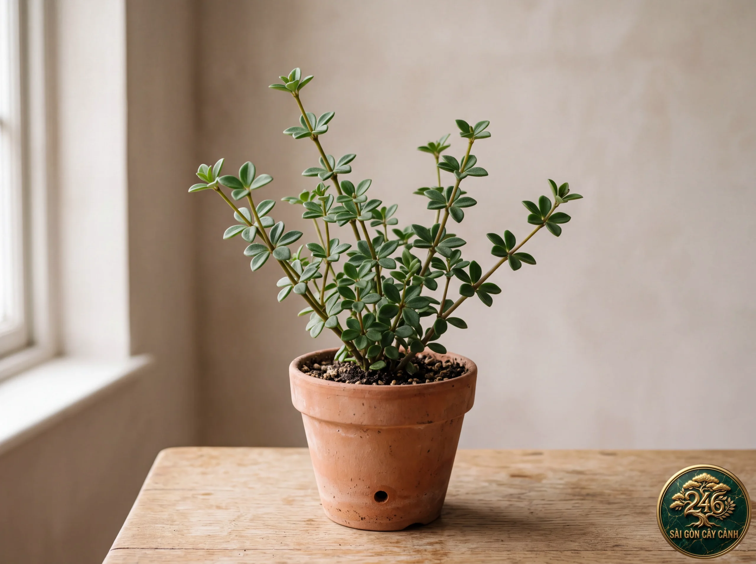 Hình ảnh hồ sơ Cây trường sinh bốn lá ngọc (Peperomia tetraphylla)