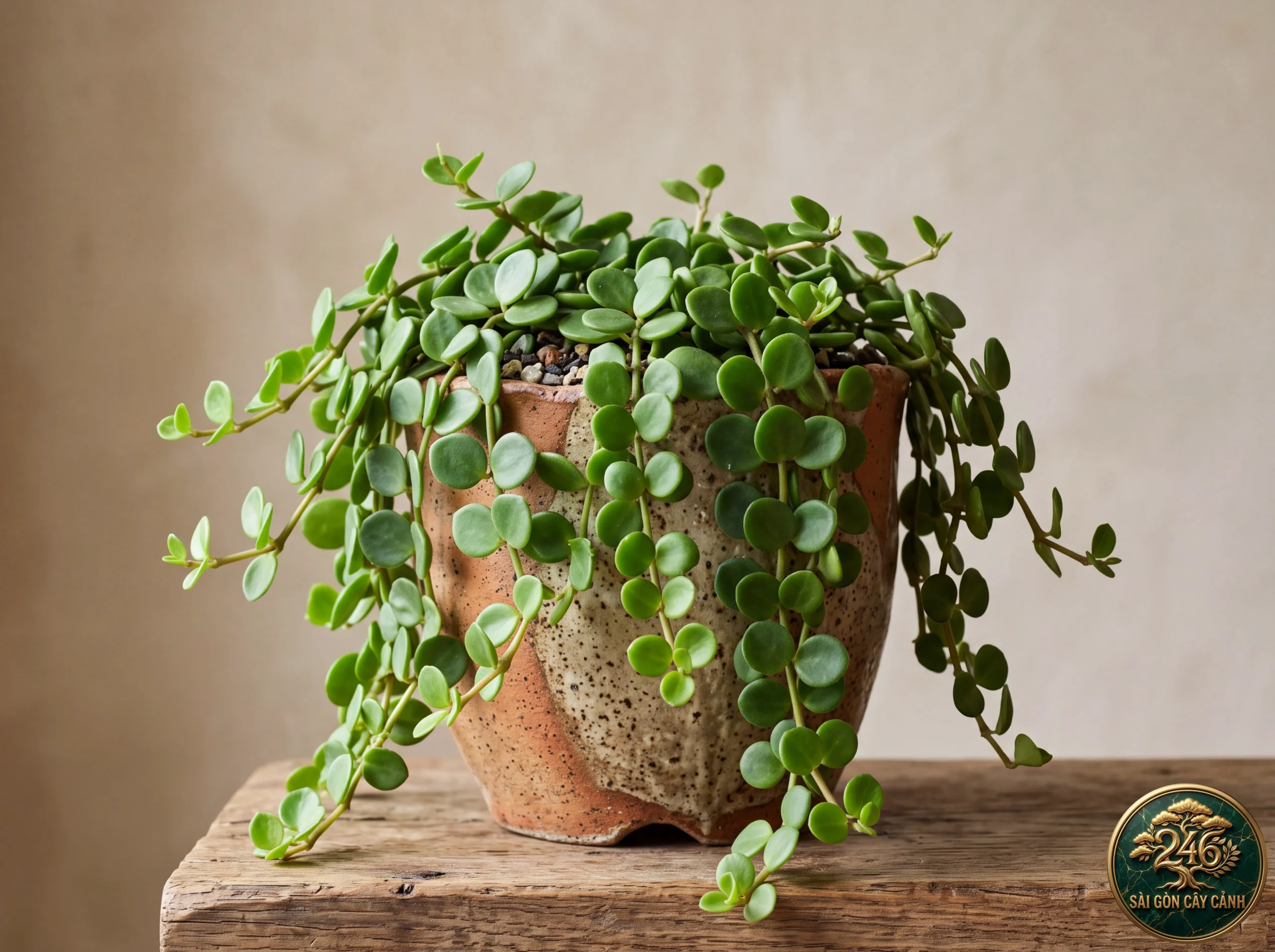 Hình ảnh hồ sơ Cây trường sinh lá đồng tiền mini (Peperomia rotundifolia)