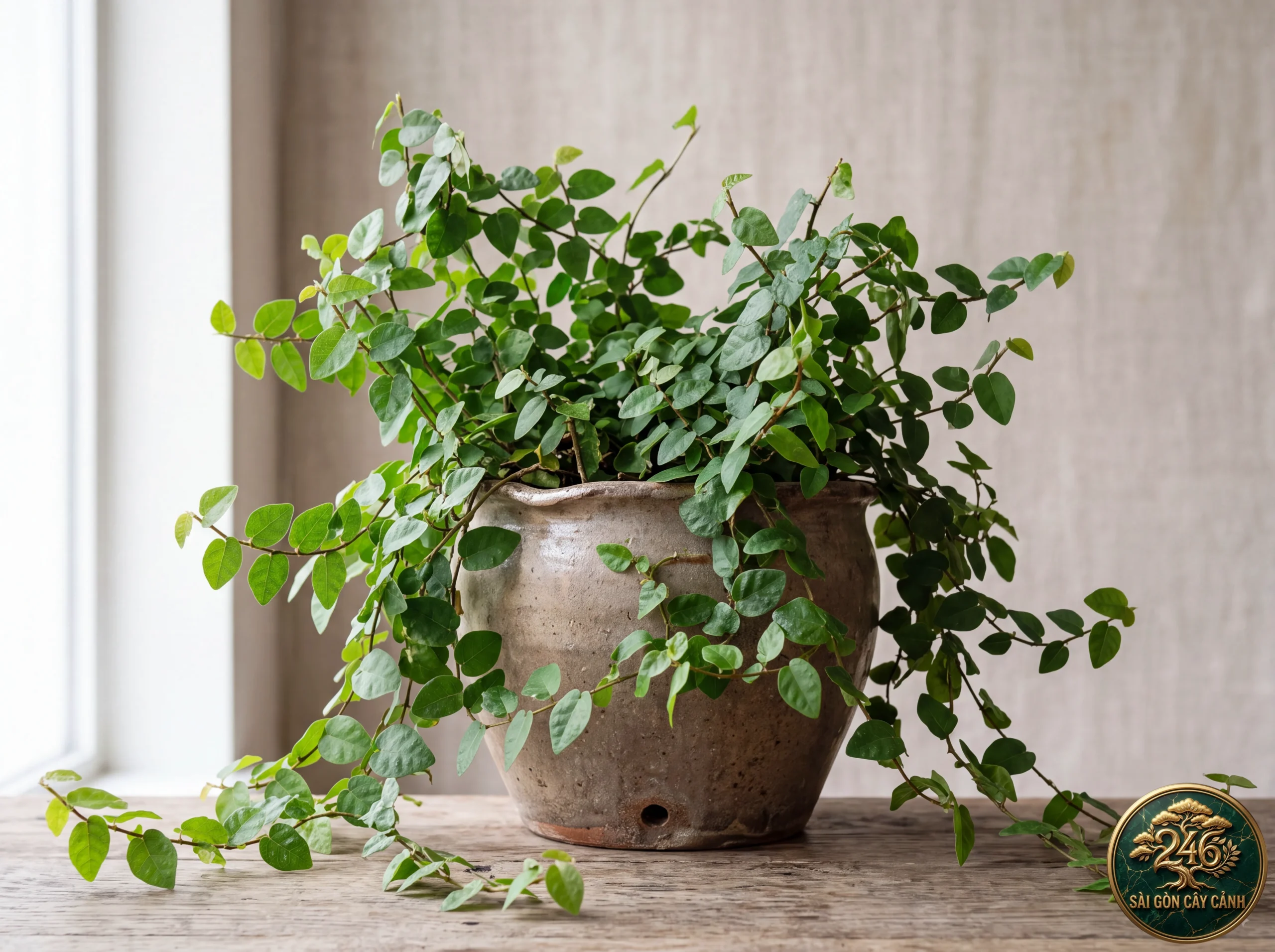 Hình ảnh hồ sơ Cây vảy ốc trâu bám tường (Ficus pumila)