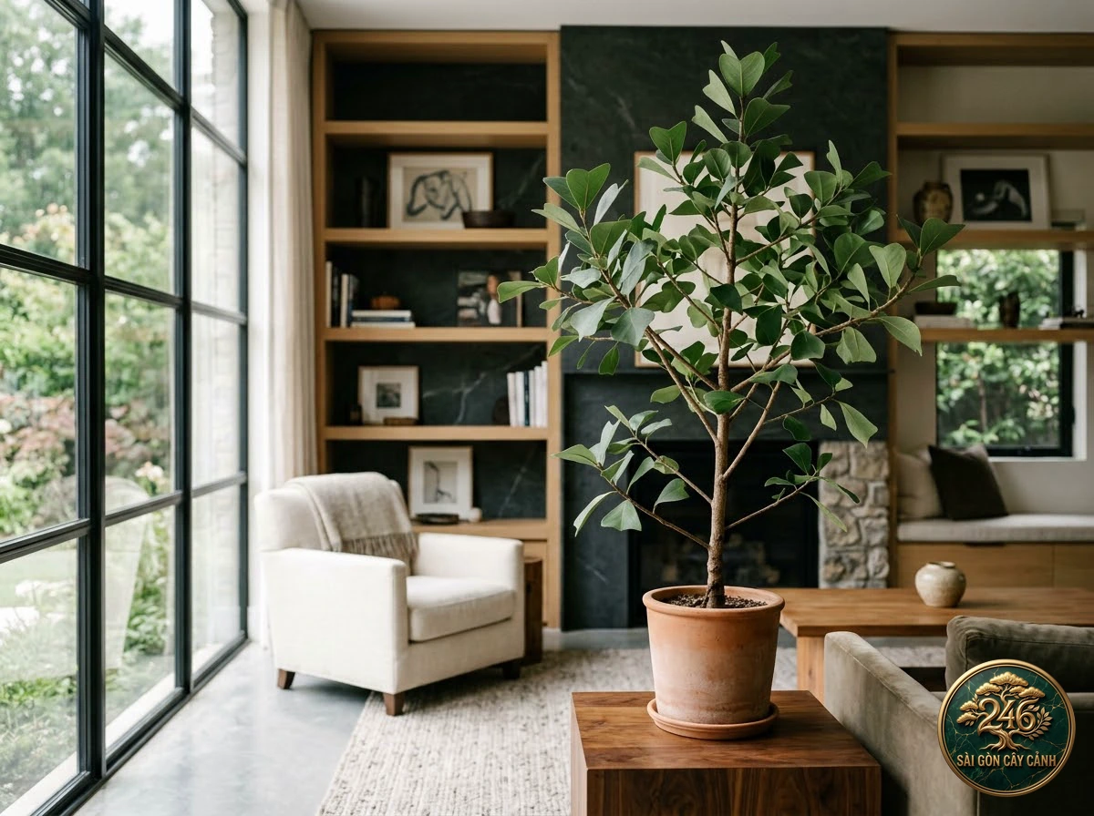 Triangle fig (Ficus triangularis): in a living space