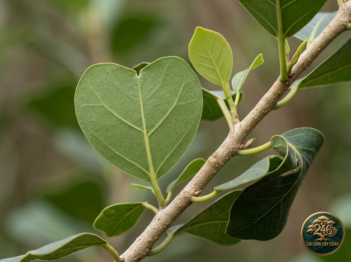 Triangle fig (Ficus triangularis): identification details