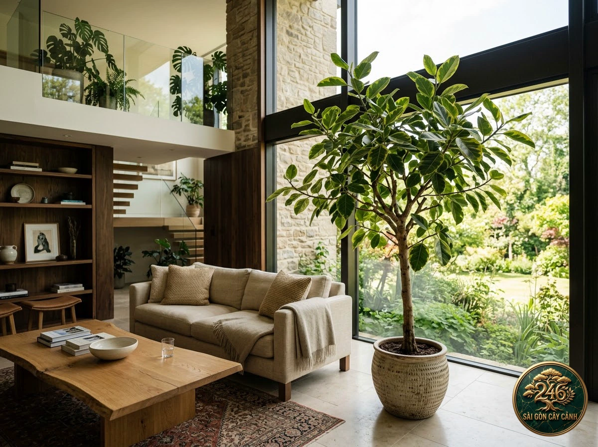 Council tree (Ficus altissima): in a living space