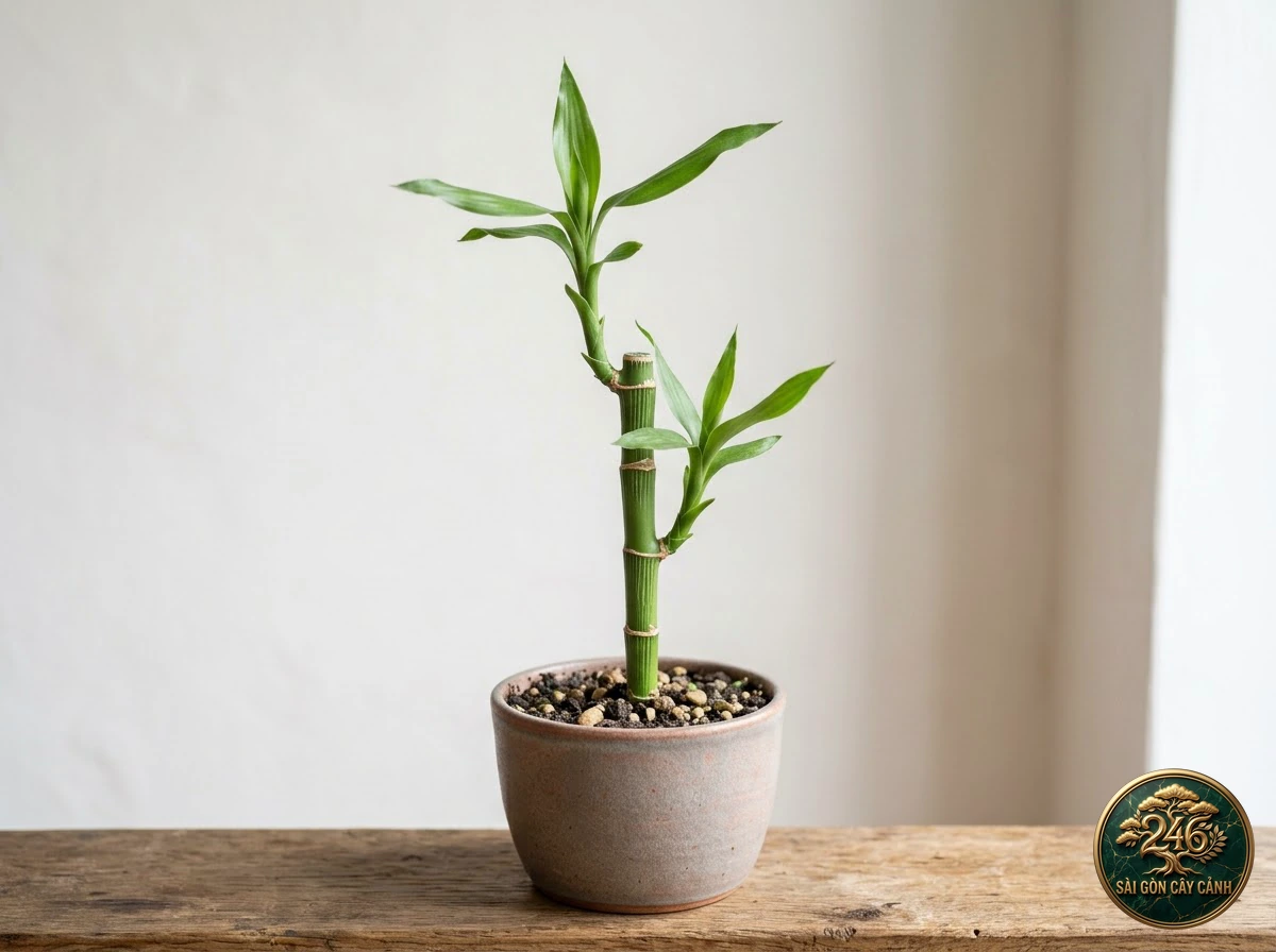 Cây phát lộc phát tài may mắn (Dracaena sanderiana): dac diem nhan dien