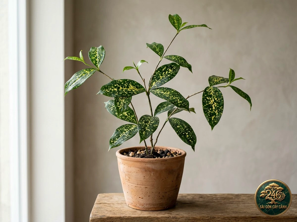 Cây trúc nhật đốm sao vàng (Dracaena surculosa): dac diem nhan dien