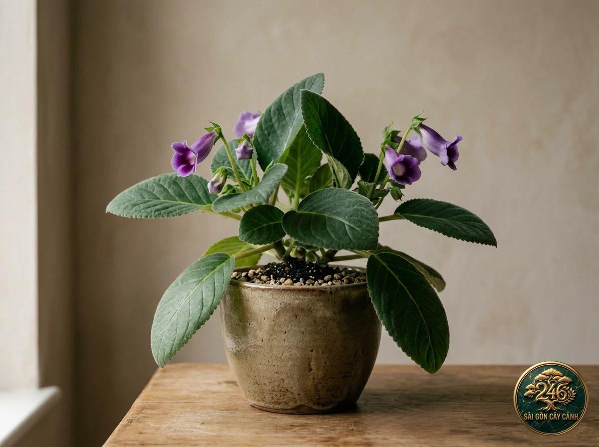 Hoa tử la lan hoa chuông (Sinningia speciosa): dac diem nhan dien