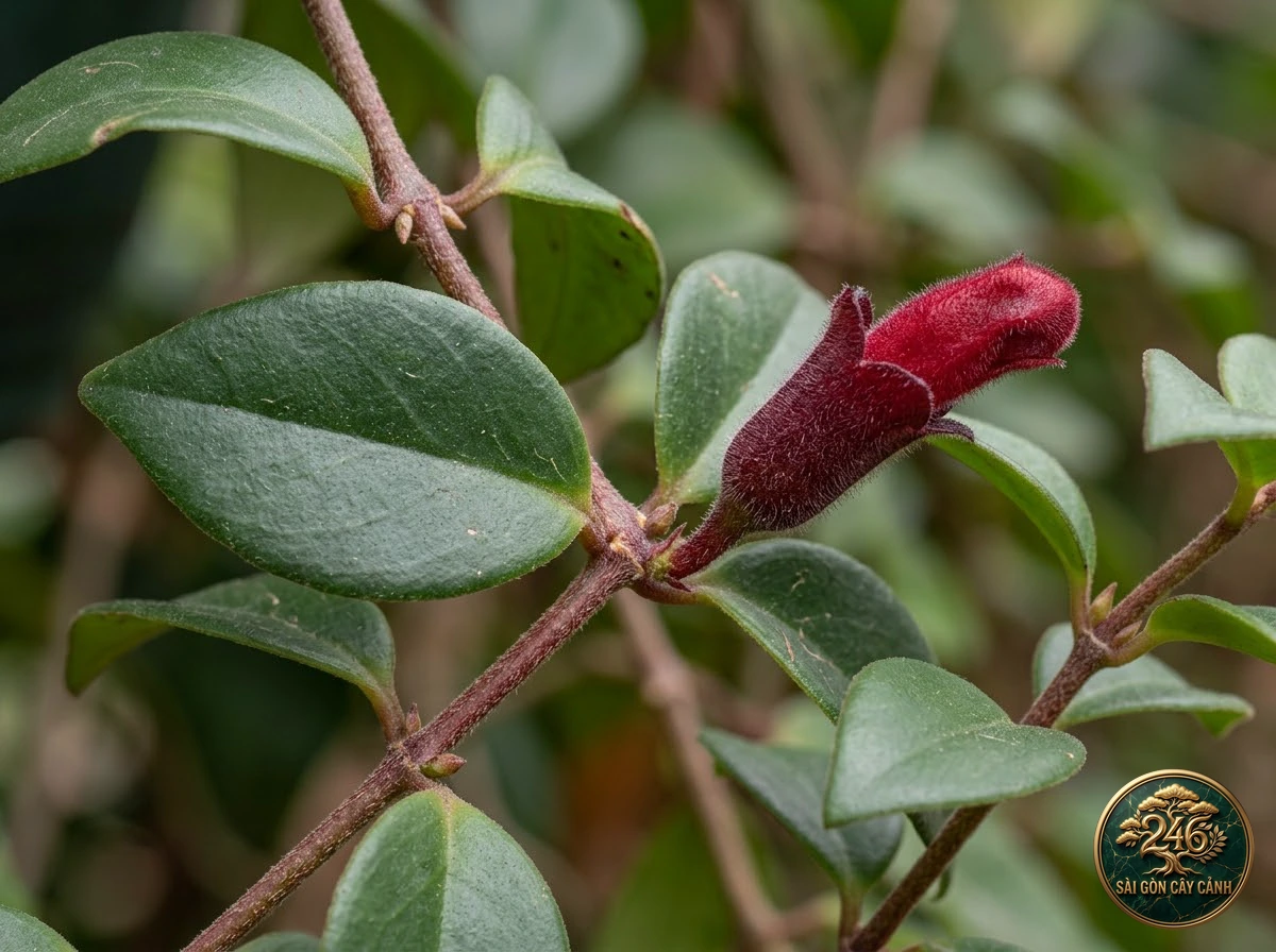 Cây son môi hoa đỏ (Aeschynanthus radicans): dac diem nhan dien