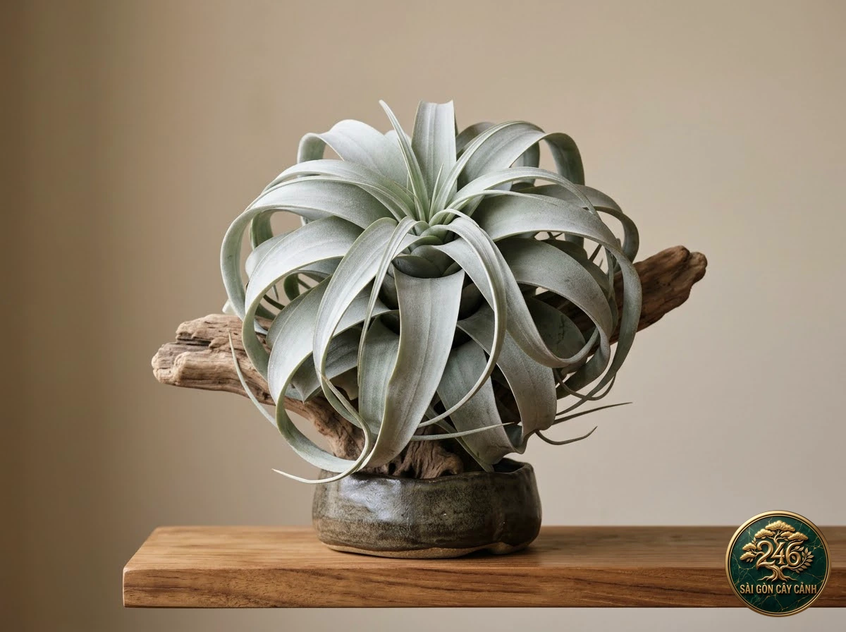 Cây không khí đại vương xoăn (Tillandsia xerographica): hình ảnh hồ sơ