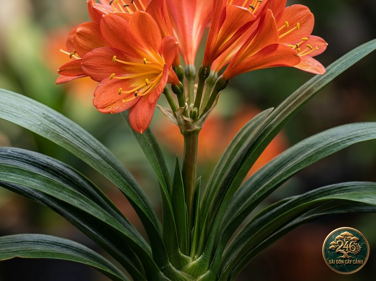 Bush lily (Clivia miniata): morphological identification