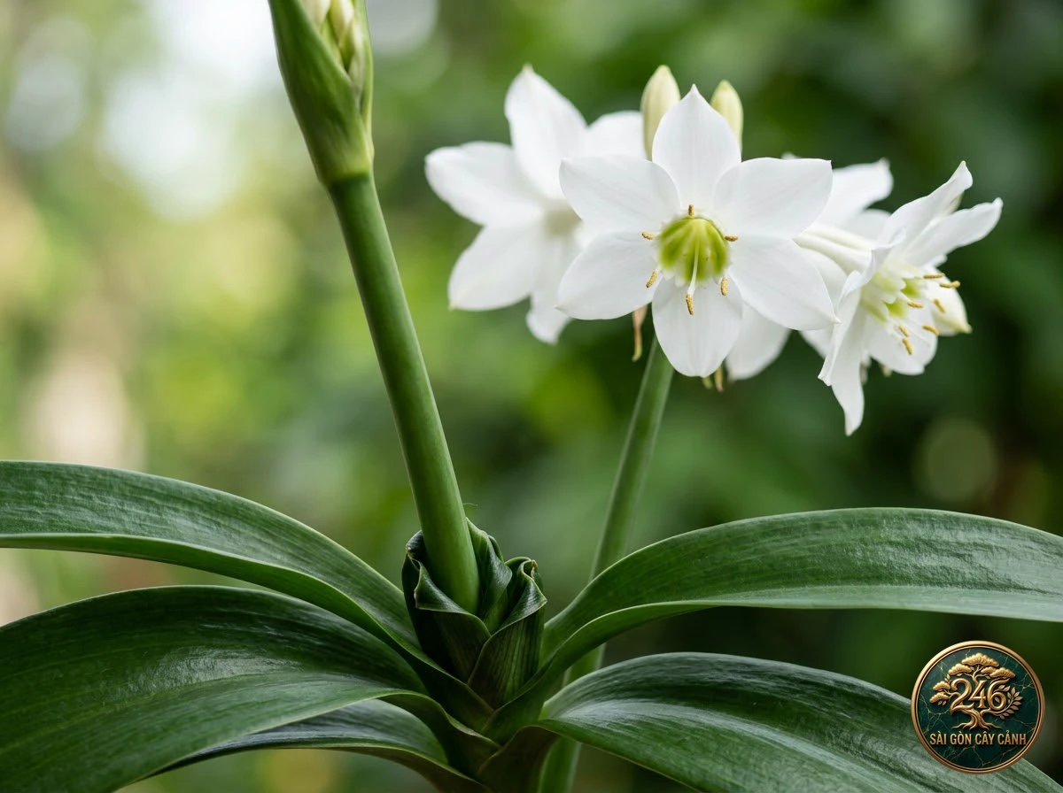 Amazon lily (Eucharis amazonica): morphological identification