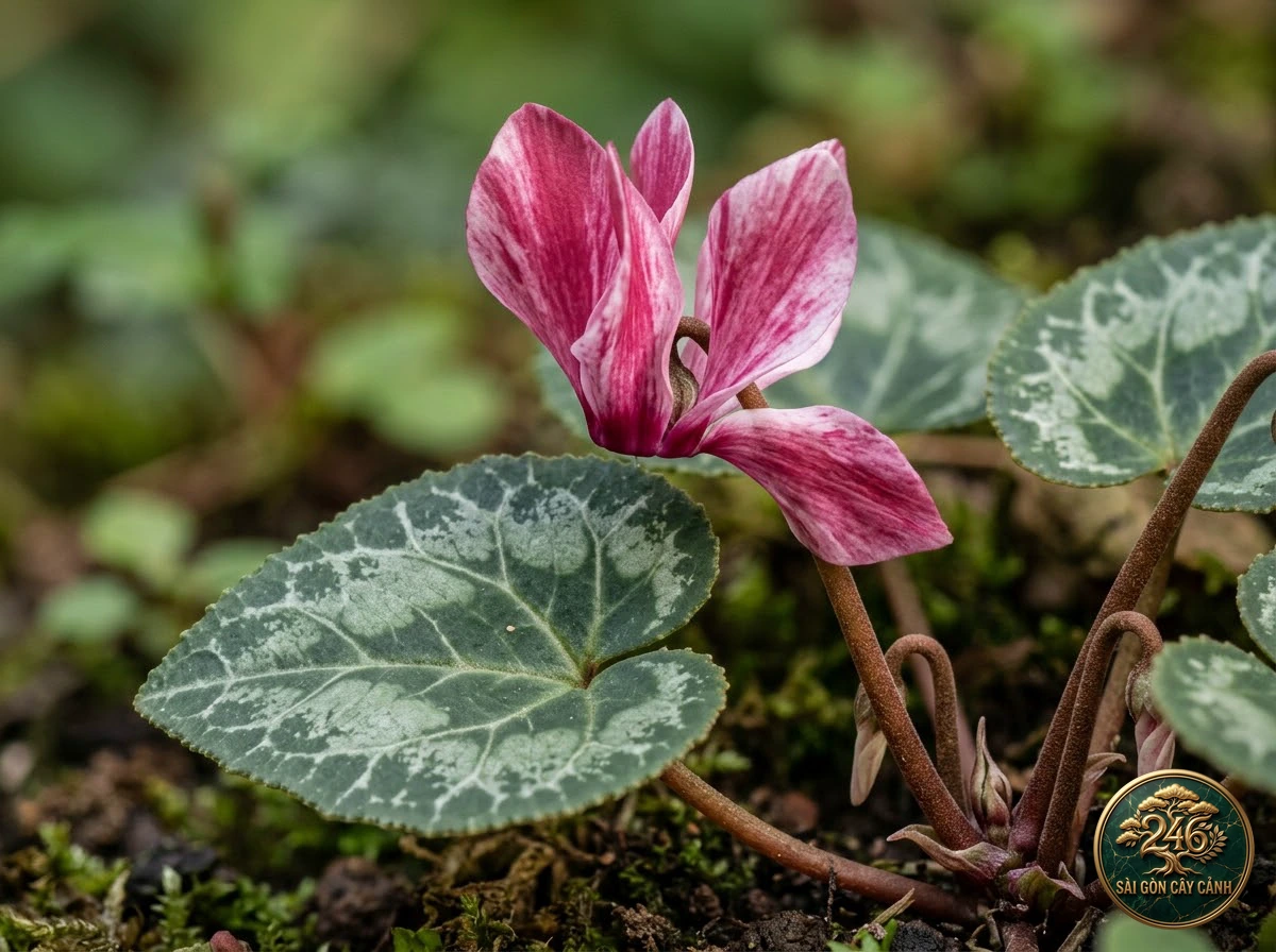 Persian cyclamen (Cyclamen persicum): morphological identification