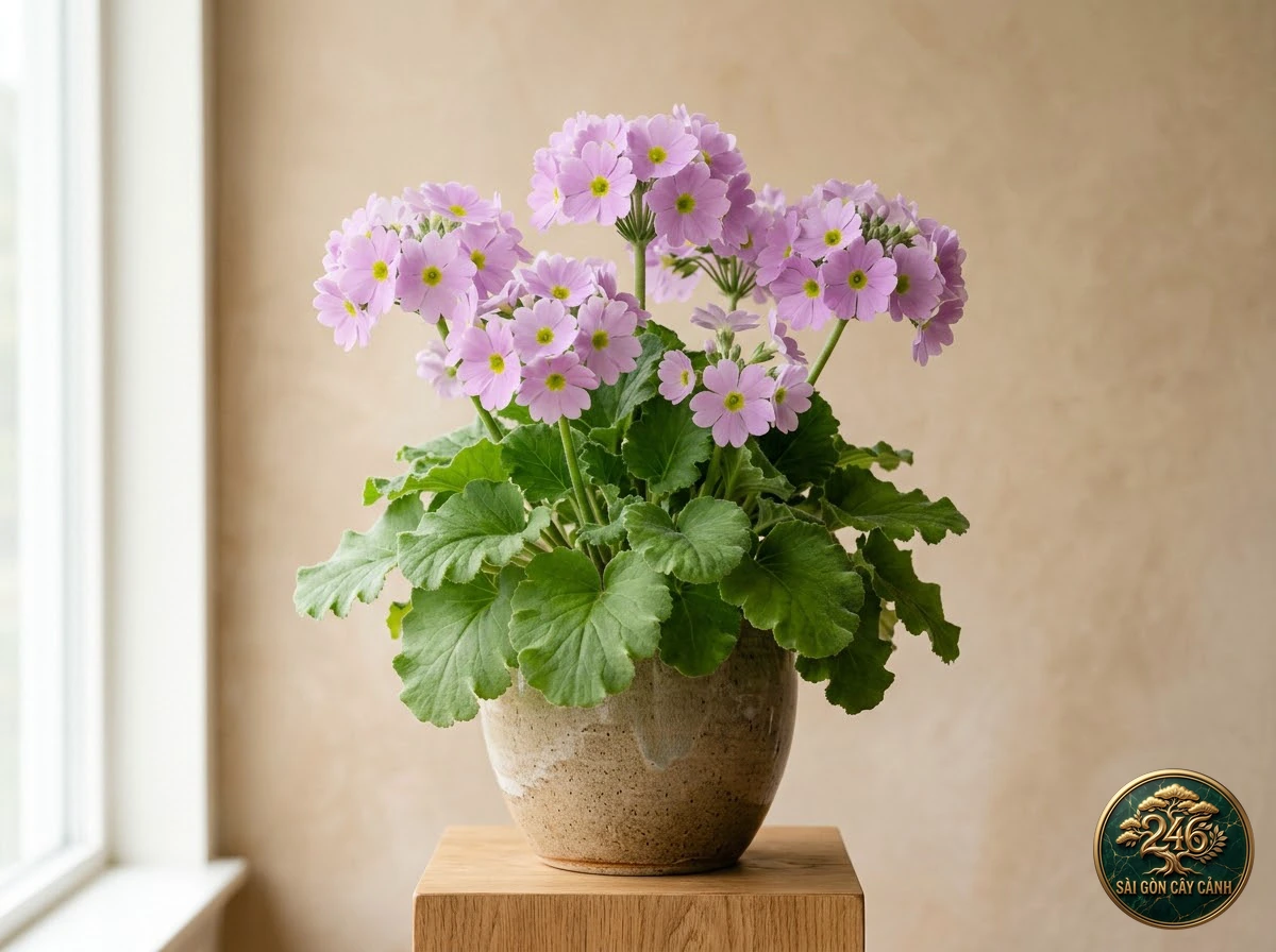 Hoa ngọc trâm bảo xuân (Primula obconica): hình ảnh hồ sơ