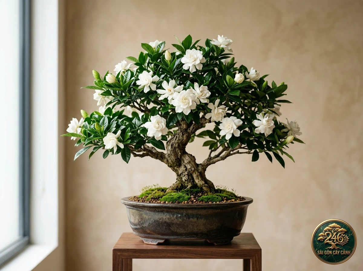 Cây hoa dành dành thơm ngát (Gardenia jasminoides): hình ảnh hồ sơ