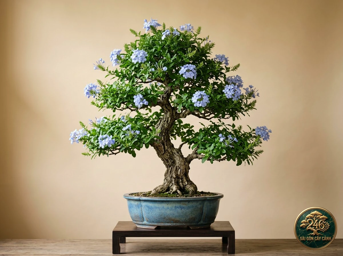Cây hoa thanh xà xanh ngọc (Plumbago auriculata): hình ảnh hồ sơ