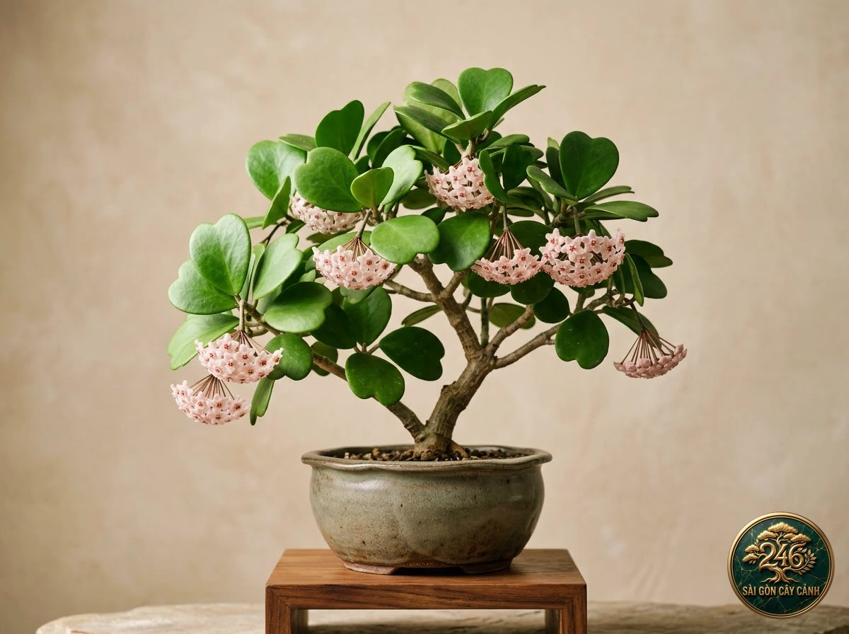 Cây hoa cẩm cù lá tim tình yêu (Hoya kerrii): hình ảnh hồ sơ