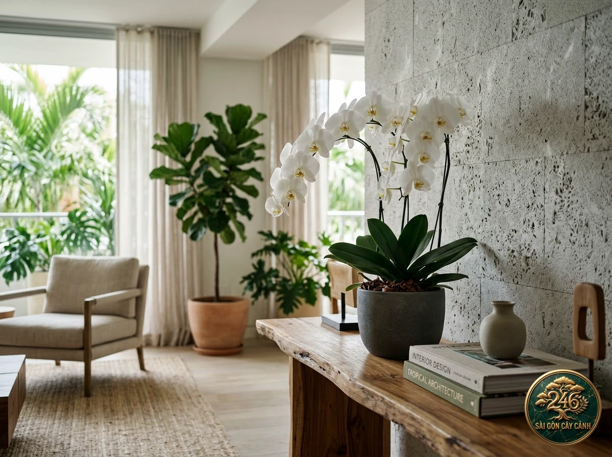 Lan hồ điệp nữ thần aphrodite (Phalaenopsis aphrodite): bố trí trong không gian sống