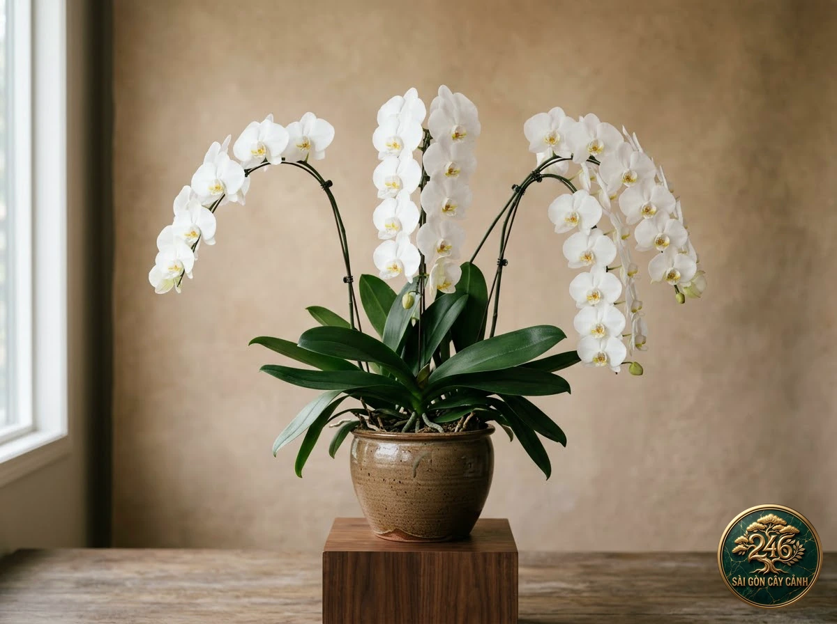 Lan hồ điệp nữ thần aphrodite (Phalaenopsis aphrodite): hình ảnh hồ sơ
