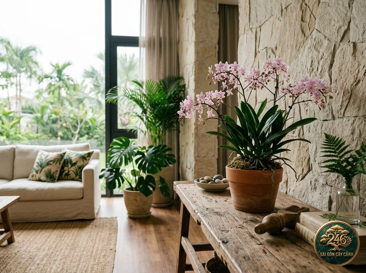 Lan hồ điệp phi ngựa mini (Phalaenopsis equestris): bố trí trong không gian sống