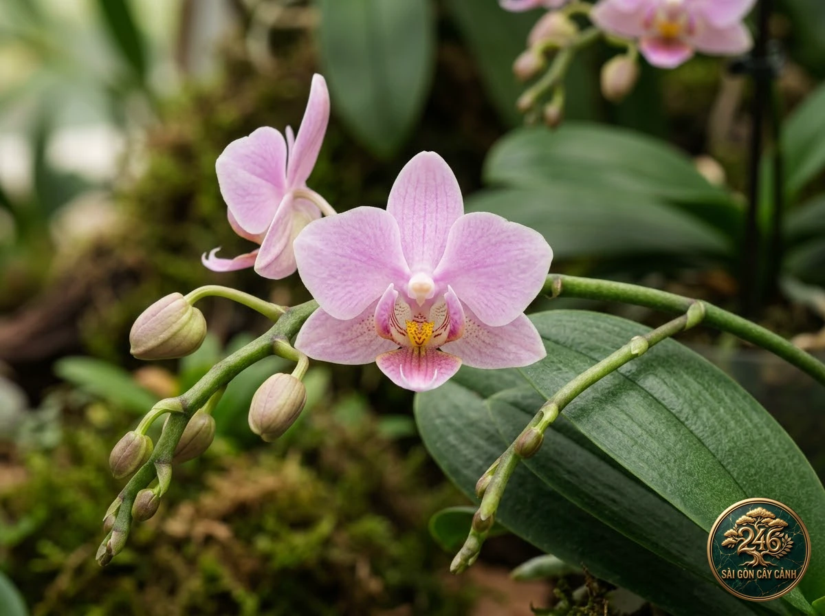 Lan hồ điệp phi ngựa mini (Phalaenopsis equestris): đặc điểm nhận diện