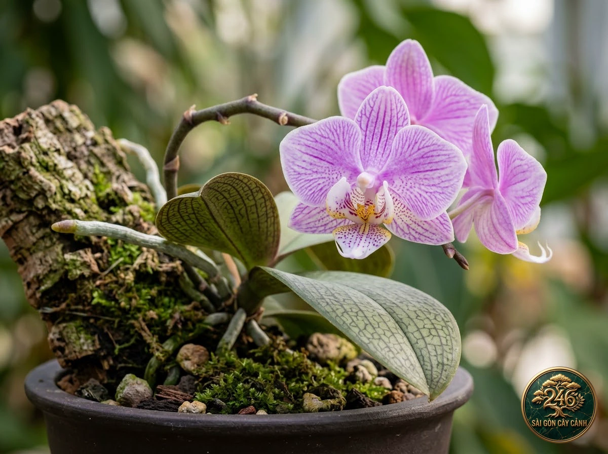 Linden's phalaenopsis (Phalaenopsis lindenii): morphological identification