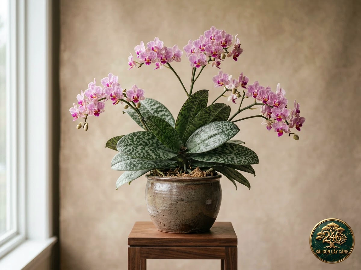 Lan hồ điệp sọc hồng linden (Phalaenopsis lindenii): hình ảnh hồ sơ