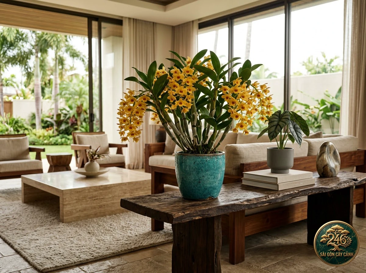Lan phi điệp hồng parish (Dendrobium parishii): đặc điểm nhận diện