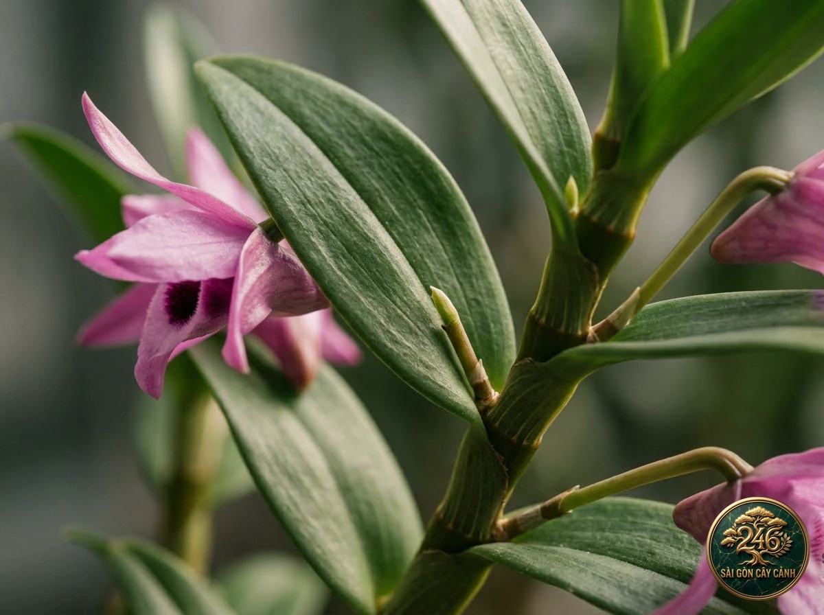 Lan hoàng thảo hoa vuông hồng (Dendrobium farmeri): hình ảnh hồ sơ