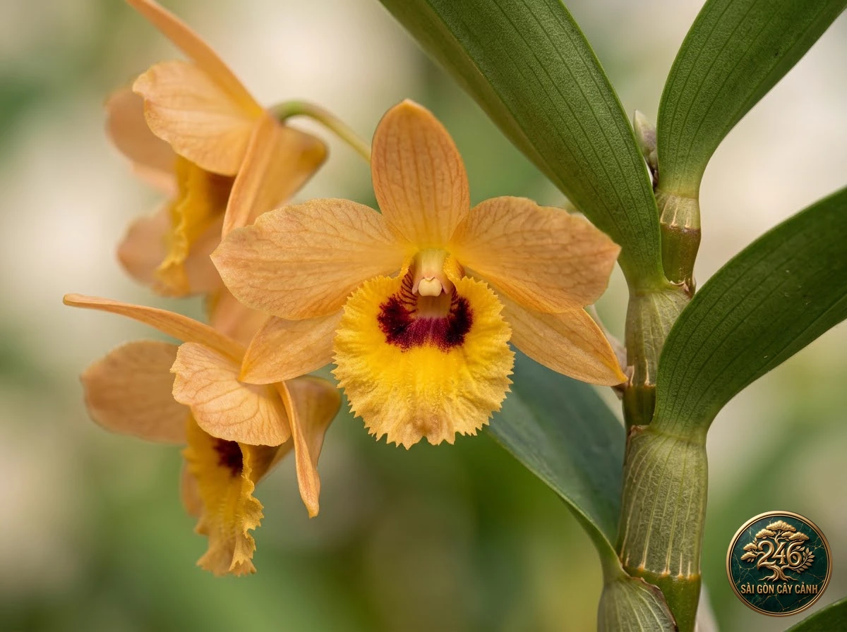 undefined (Dendrobium moschatum) - Identification close-up Saigon Cay Canh standard