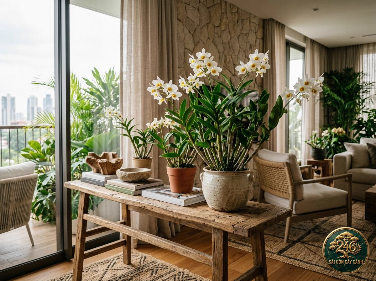 undefined (Dendrobium formosum) - Interior styling Saigon Cay Canh standard