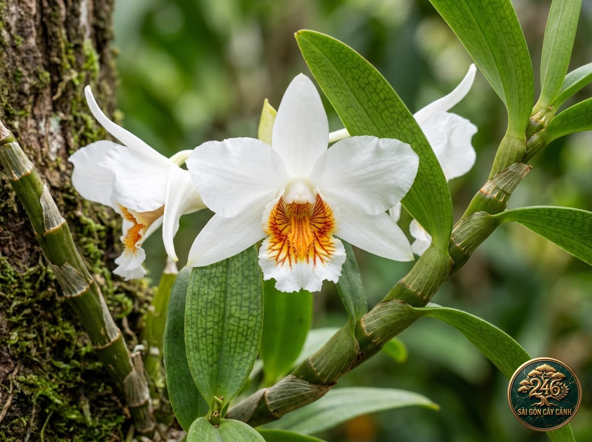 undefined (Dendrobium formosum) - Identification close-up Saigon Cay Canh standard