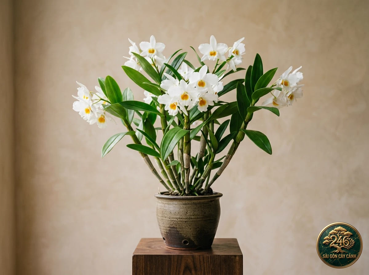 undefined (Dendrobium formosum) - Chân dung hình thái chuẩn Sài Gòn Cây Cảnh
