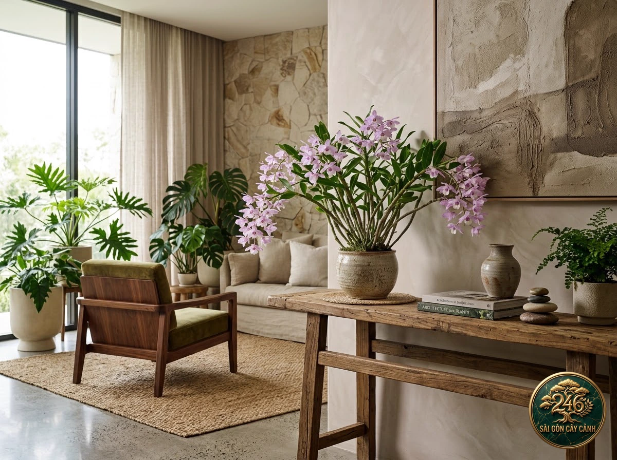 undefined (Dendrobium hercoglossum) - Ứng dụng không gian chuẩn Sài Gòn Cây Cảnh
