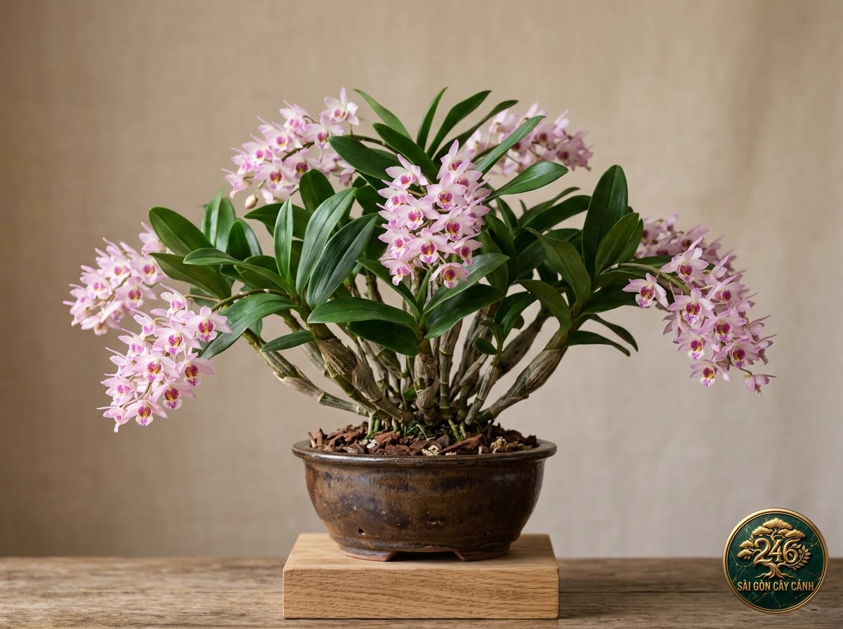 undefined (Dendrobium hercoglossum) - Chân dung hình thái chuẩn Sài Gòn Cây Cảnh