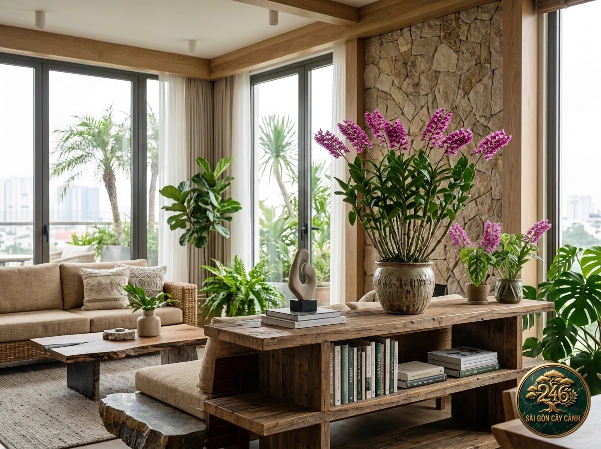undefined (Dendrobium secundum) - Ứng dụng không gian chuẩn Sài Gòn Cây Cảnh
