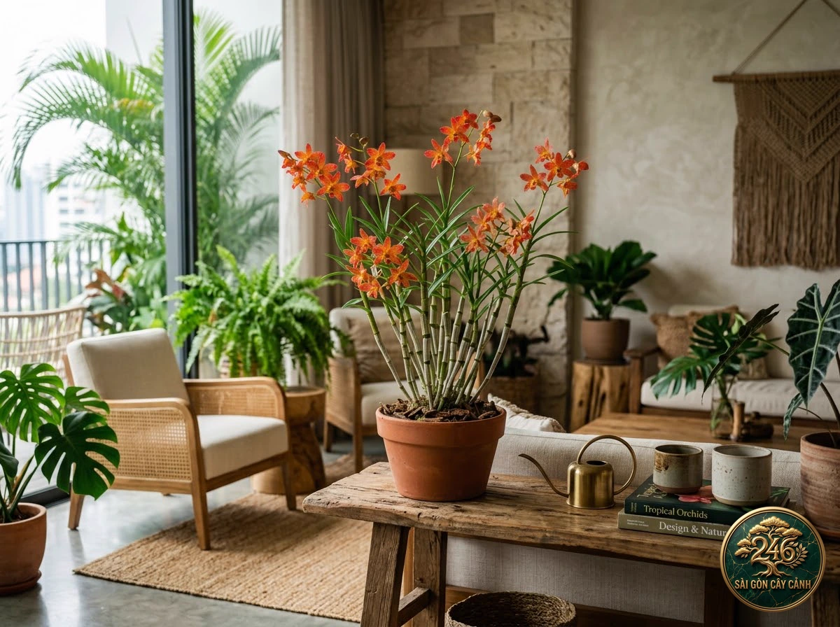 undefined (Dendrobium unicum) - Interior styling Saigon Cay Canh standard