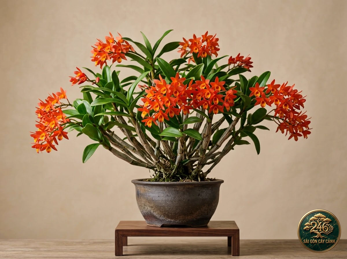 undefined (Dendrobium unicum) - Chân dung hình thái chuẩn Sài Gòn Cây Cảnh