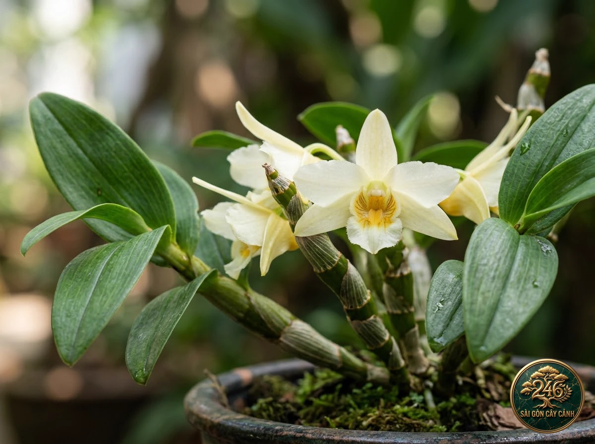 undefined (Dendrobium trigonopus) - Identification close-up Saigon Cay Canh standard