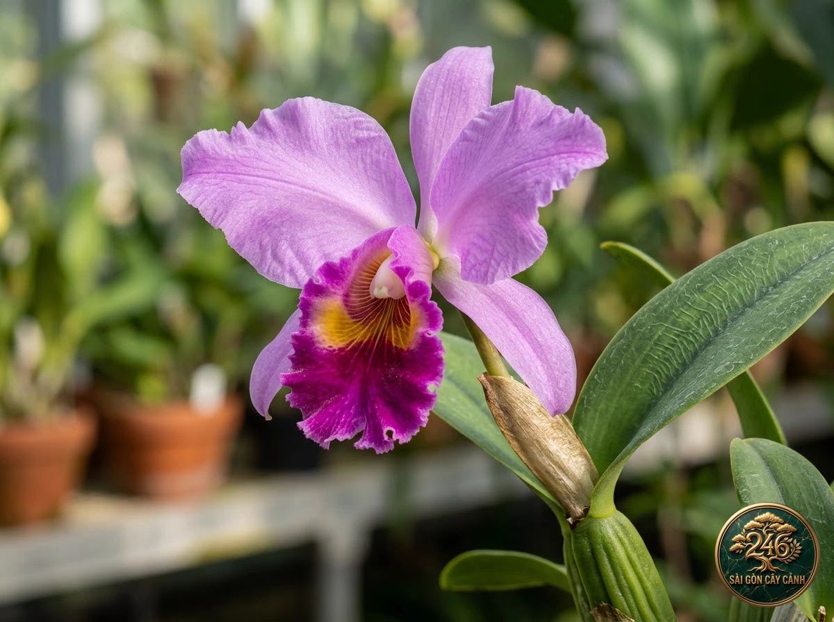 undefined (Cattleya trianae) - Identification close-up Saigon Cay Canh standard