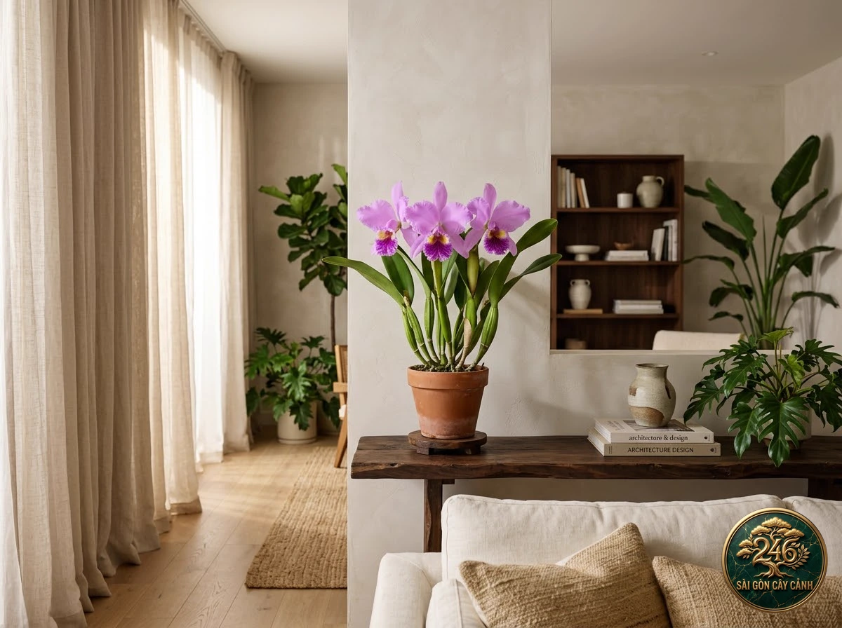 undefined (Cattleya lueddemanniana) - Ứng dụng không gian chuẩn Sài Gòn Cây Cảnh