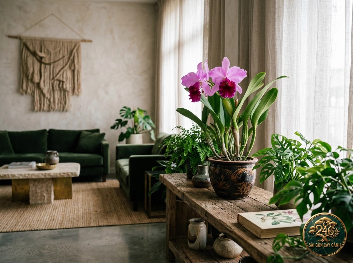 undefined (Cattleya warscewiczii) - Ứng dụng không gian chuẩn Sài Gòn Cây Cảnh
